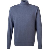 bugatti Herren Rollkragenpullover lila unifarben von Bugatti