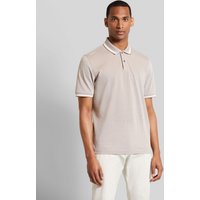 bugatti Poloshirt, Baumwolle, Label, für Herren, beige, XL von Bugatti