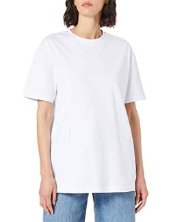 Build Your Brand Damen BY149-Ladies Oversized Boyfriend Tee T-Shirt, White, L von Build Your Brand