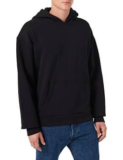 Build Your Brand Herren BY162-Ultra Heavy Cotton Box Hoody Kapuzenpullover, Black, 4XL von Build Your Brand