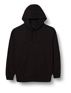 Build Your Brand Herren BB001-Basic Hoody Kapuzenpullover, Schwarz, XS von Build Your Brand