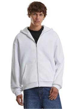 Build Your Brand Herren Kapuzenpullover Fluffy Zip Hoody, Männer Hoodie mit durchgehendem Reißverschluss, Regular Fit von Build Your Brand