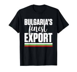 Bulgarien Bulgarische Flagge T-Shirt von Bulgarian Gifts for Men Women