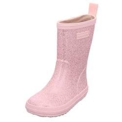 Bundgaard Jungen Stiefel Schuhe Gummistiefel Glitzerdetails Synthetik Kinderschuhe uni Mädchen Gummistiefel Glitzer rosa von Bundgaard