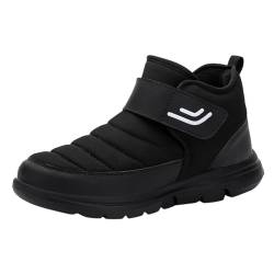 C'est TT Laufschuhe Herren Winter Warm Atmungsaktive Winterschuhe Turnschuhe Gefüttert Outdoor Leicht rutschfest Freizeitschuhe Joggingschuhe Dämpfung Bequeme Flach Laufschuhe Sportschuhe von C'est TT