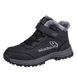 C'est TT Sportschuhe Herren Gefüttert Leicht Outdoor Winterschuhe Laufschuhe Winter Atmungsaktive rutschfest Flach Sportschuhe Freizeitschuhe Bequeme Dämpfung Warm Turnschuhe Joggingschuhe von C'est TT