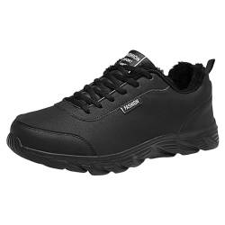 C'est TT Turnschuhe Herren, Outdoor Dämpfung rutschfest Freizeitschuhe Joggingschuhe Gefüttert Leicht Winter Atmungsaktive Winterschuhe Turnschuhe Warm Flach Bequeme Laufschuhe Sportschuhe von C'est TT