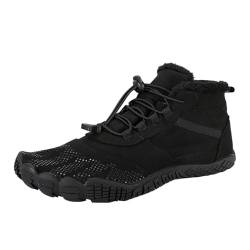 C'est TT Winterschuhe Herren, Gefüttert Outdoor Atmungsaktive Turnschuhe Winterschuhe Warm Bequeme Leicht Joggingschuhe Laufschuhe rutschfest Dämpfung Flach Sportschuhe Freizeitschuhe von C'est TT