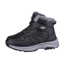 C'est TT Winterschuhe Herren, Outdoor Flach Warm Sportschuhe Joggingschuhe Atmungsaktive Gefüttert Leicht Turnschuhe Freizeitschuhe Bequeme Dämpfung rutschfest Winterschuhe Laufschuhe von C'est TT