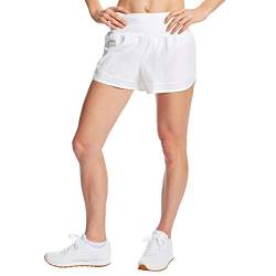 C9 Champion Damen 3.5" Knit Premium Lauf- Shorts, True White, Klein von C9 Champion