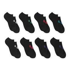 C9 Champion Women's Flat Knit 8 Pack No Show Sock, Black, 5-9 von C9 Champion