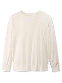 CALIDA Favourites Langarmshirt Damen, mit Rundhalsausschnitt, aus 100% Supima-Baumwolle von CALIDA