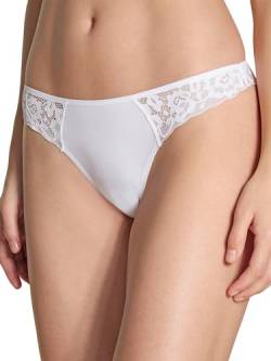 CALIDA Natural Comfort Lace String Damen, niedrig geschnitten, aus hochwertiger Supima-Baumwolle, mit Spitzendetails von CALIDA