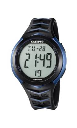 Calypso Herren Digital Quarz Uhr mit Plastik Armband K5730/2 von CALYPSO