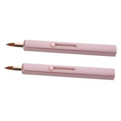 CANIGHT 2St Lippe Lipliner-Pinsel Make-up-Pinsel für Frauen Lipgloss-Pinsel Lipgloss- lipstick set lipenstiftset Concealer Pinselstab Make-up-Tools für Frauen Kunstfaser Rosa von CANIGHT