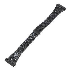 CANIGHT -Gurt Ersatzband Ersatz Uhrenarmband Herrenarmband Band für Uhr Smartwatch-Bänder uhrenzubehör watch accessories Uhrenarmband für Frauen Zubehör für Uhrenarmbänder Harz Black von CANIGHT