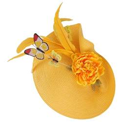 CANIGHT Handgefertigte Kopfbedeckung Braut-Fascinator-Stirnband Kopfschmuck für die Teeparty hochzeits haarschmuck party kopfschmuck Fascinator-Kopfbedeckung Haarschmuck für die Braut von CANIGHT