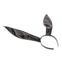 CANIGHT Ohren-stirnband Hasenohren Frauen Kopfschmuck Aus Hasenohren Stirnband Machen Haarreifen Mit Hasenohren Katzenohren Haarreifen Halloween-stirnband Schwarze Stirnbänder Pu von CANIGHT