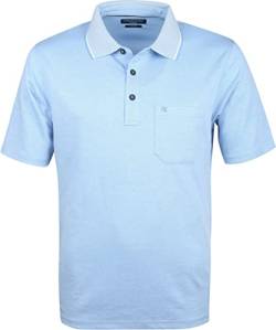 CASAMODA Polo-Shirt Uni Himmelblau M von CASAMODA