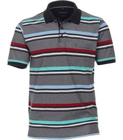 CASAMODA Polo-Shirt gestreift graues Mittelblau M von CASAMODA