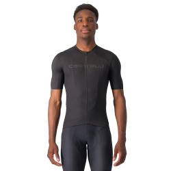 Castelli Herren Elements Trikot für Rennrad und Gravel Biking l Radfahren, Light Black, Klein von CASTELLI