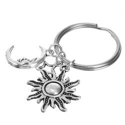 CATIEBYE Schlüsselanhänger punderworld swelter bocksack säckchen Geschenkidee Handtaschenanhänger Auto schlüssel Halter Autozubehör hängendes Zubehör Schlüsselbund Rostfreier Stahl Silver von CATIEBYE