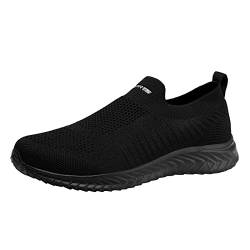 CAUYDY Schwarze Turnschuhe Damen Damen Arbeitsschuhe rutschfeste Leichtgewichts Atmungsaktiv Sportschuhe Outdoor Sportschuhe Fitnessschuhe Sommerschuhe Teenager Mädchen Schuhe Damen Sneaker von CAUYDY