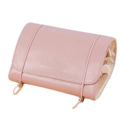 CAZSTYK PU-Make-up-Tasche, Kulturbeutel, Kosmetik-Aufbewahrungstasche für Zuhause, Reisen, abnehmbare Make-up-Tasche für Pflege, Handtasche, rose von CAZSTYK