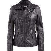 CBL Lederjacke Lederjacke moderne Lederjacke im Biker-Look von CBL