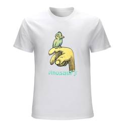 Dinosaur Jr Bird On Hand Men T-Shirt White L von CBLDF