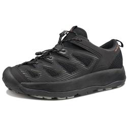 CC-Los Wanderschuhe für Damen Leichtgewichtige Atmungsaktive Outdoor Turnschuhe Schwarz 41 von CC-Los