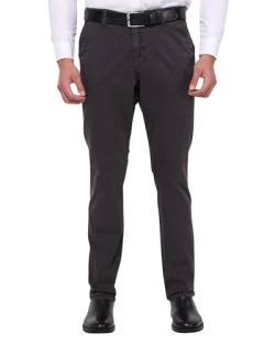 CEDY DENIM Chino Hose Herren Regular Fit, Klassische Komfortabel Basic Chino Hose, Stretch Business Hosen Herren CD321 (32W/32L Anthrazit) von CEDY DENIM