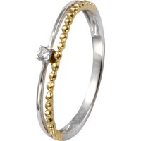 CELESTA® Damen Ring, 375er Gold, gold, 54 von CELESTA