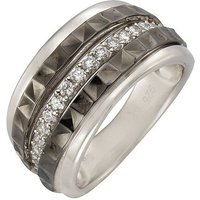 CELESTA Fingerring Silber 925 rhodiniert mit Zirkonia von CELESTA