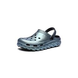 CHDWEY Herren Sandalen Hole Breathable Shoes Sale Men Black Garden Casual Rubber Clogs Male Sandals Summer Slides Swimming Jelly Shoes(Green,42 EU) von CHDWEY