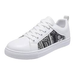 Joggingschuhe Herren Schlupfschuhe Herren Herren Leder Shoes Herren Freizeit Athletic Laufschuhe Herren Leder Halbschuhe Leichte Turnschuhe Herren von CHENSIYU