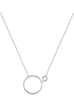 CHRIST Damen-Kette 925er Silber, recycelt Zirkonia One Size Silber 32027298 von CHRIST