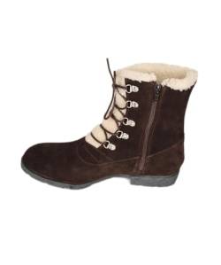 CHSHOER Damen Winterstiefel Leicht Bequem Rutschfest Schneestiefel mit Warm Gefüttert(Braun,42) von CHSHOER