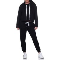 CLEO STYLE Jogginganzug Damen Jogginganzug 83991 Schwarz von CLEO STYLE