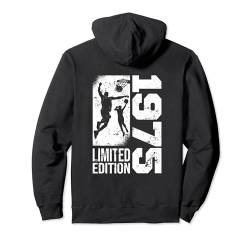 Basketballer Jahrgang 1975 geboren Geburtstag Basketball Pullover Hoodie von CLICK-HERE for more Basketball Birthday Shirts