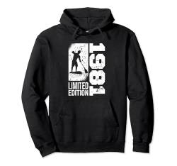 Jahrgang 1981 Geburtstag Stand-Up Paddleboards sup-board SUP Pullover Hoodie von CLICK-HERE for more Paddleboarding Birthday Shirts