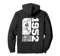 Skifahrer Jahrgang 1952 Geburtstag Skilaufen Ski Pullover Hoodie von CLICK-HERE for more Skiing Birthday Shirts