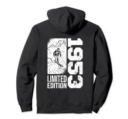 Skifahrer Jahrgang 1953 Geburtstag Skilaufen Ski Pullover Hoodie von CLICK-HERE for more Skiing Birthday Shirts