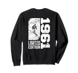 Skifahrer Jahrgang 1961 Geburtstag Skilaufen Ski Sweatshirt von CLICK-HERE for more Skiing Birthday Shirts