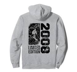 Skifahrer Jahrgang 2008 Geburtstag Skilaufen Ski Pullover Hoodie von CLICK-HERE for more Skiing Birthday Shirts