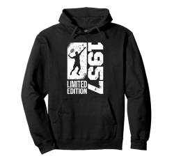 Tennisspieler Jahrgang 1957 geboren Geburtstag Tennis Pullover Hoodie von CLICK-HERE for more Tennis-Sport Birthday Shirts