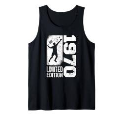 Tennisspieler Jahrgang 1970 geboren Geburtstag Tennis Tank Top von CLICK-HERE for more Tennis-Sport Birthday Shirts