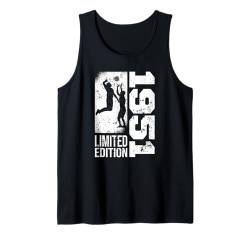 Volleyball-Spieler game Vintage 1951 Geburtstag Volleyball Tank Top von CLICK-HERE for more Volleyball Birthday Shirts