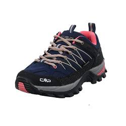 CMP Damen Rigel Low WMN Shoe WP Trekking-Schuhe, Blue-Corallo, 37 EU von CMP