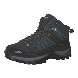 CMP Herren Rigel Mid Shoes Wp Trekking-Schuhe, Anthrazit Dunkelblau Antracite Deep Lake, 43 EU von CMP